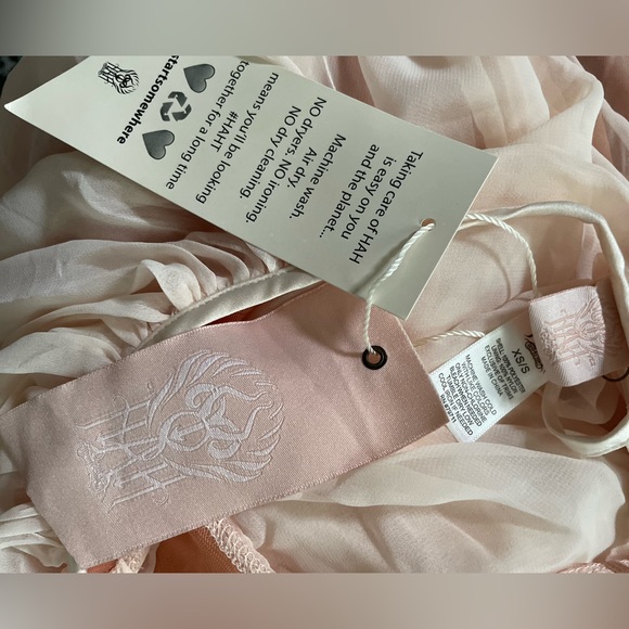 Hot As Hell NWT Split At The Seams Dress Maxi XS/S Pink - Picture 14 of 14